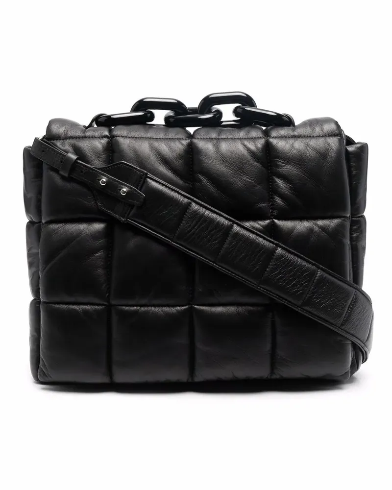 Vic Matié Nappaty Schultertasche - Schwarz Schwarz