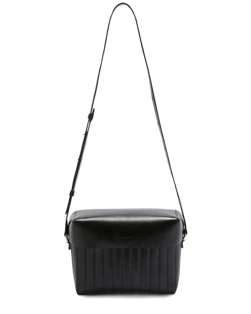 Jil Sander Schultertasche mit Einsätzen - Schwarz Schwarz