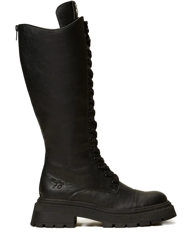 Twin-Set x Myfo Schnürstiefel - Schwarz Schwarz