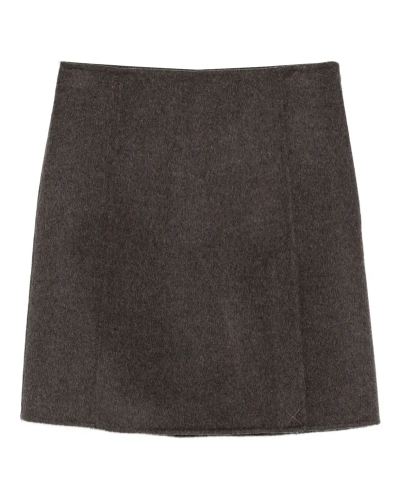 P.A.R.O.S.H. P.A.R.O H. Minirock aus Wolle - Braun Braun