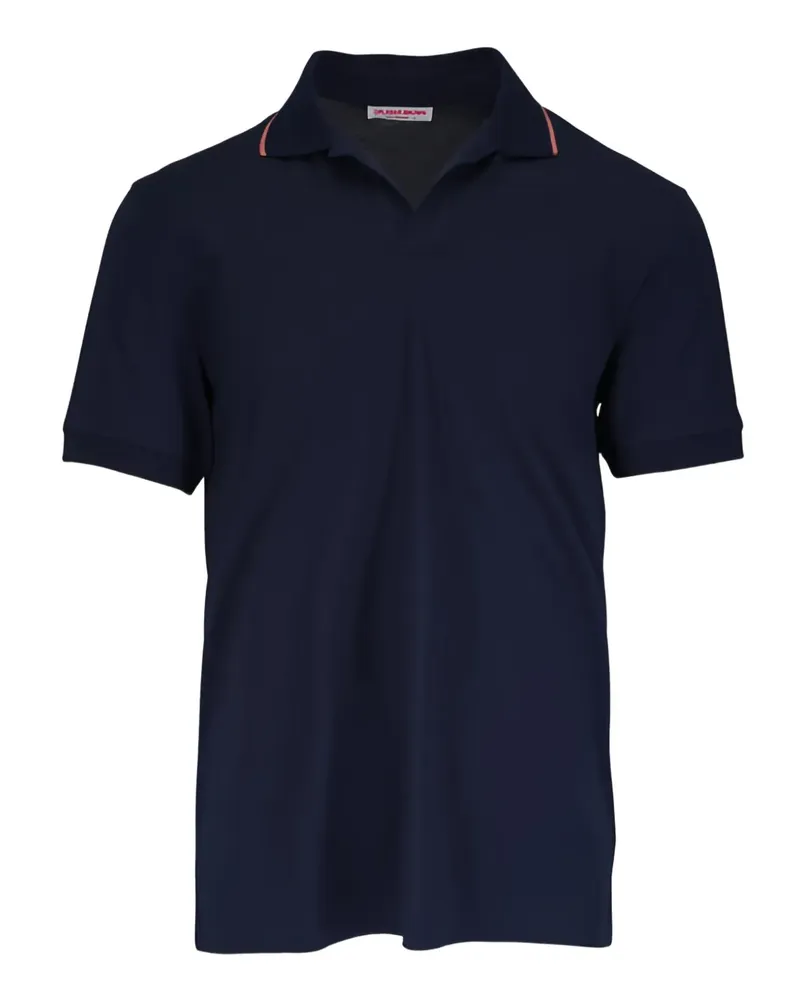 Orlebar Brown Felix T-Shirt mit Streifendetail - Blau Blau