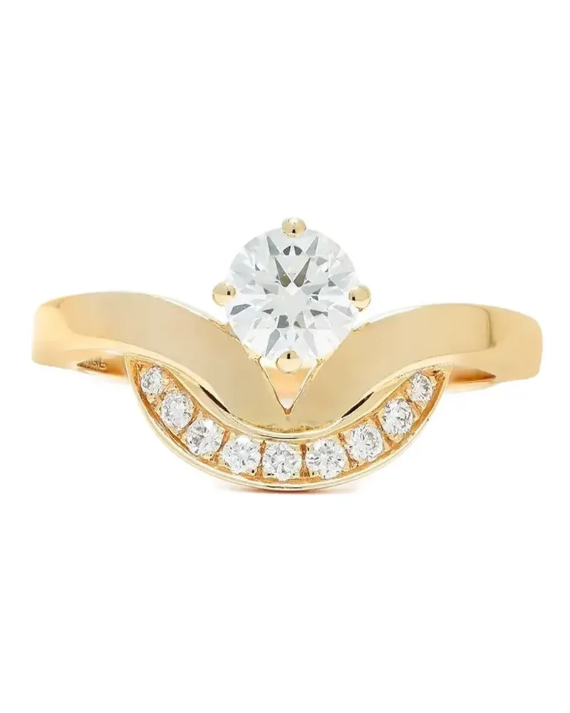 Loyal.e Paris Emblème Ring mit Diamanten - Gold Gold