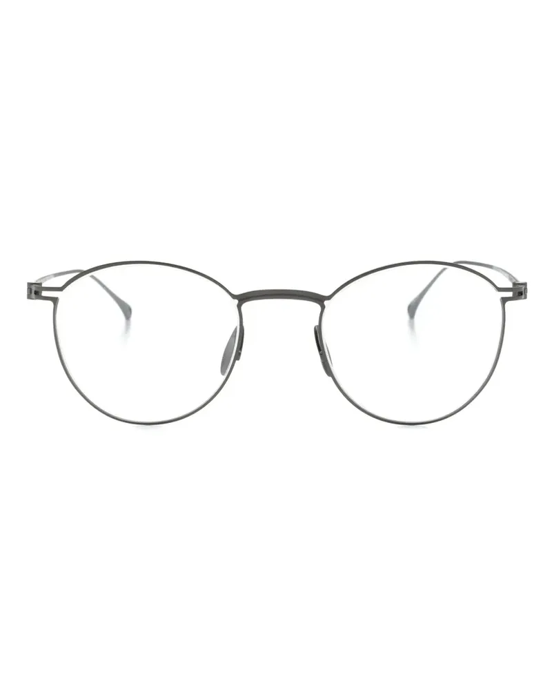 Giorgio Armani Panto Brille mit rundem Gestell - Grau Grau