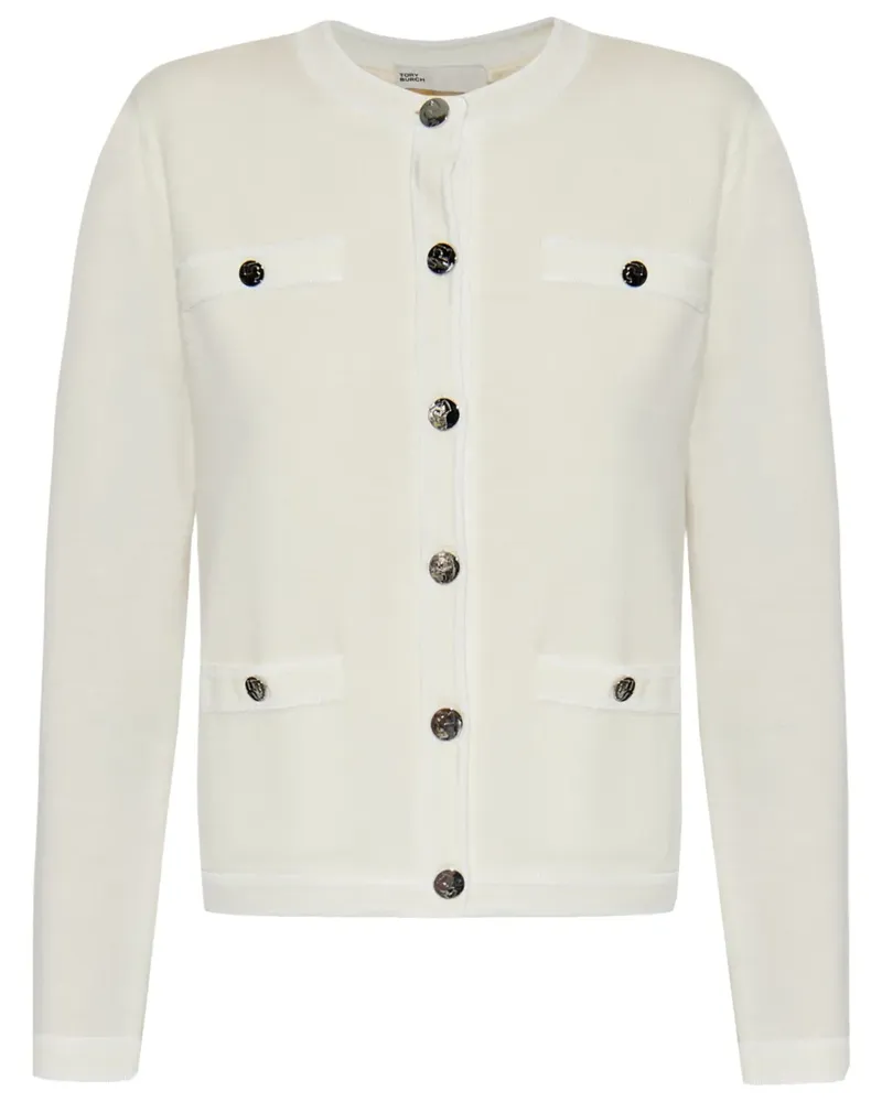Tory Burch Kendra Cardigan - Weiß Weiß