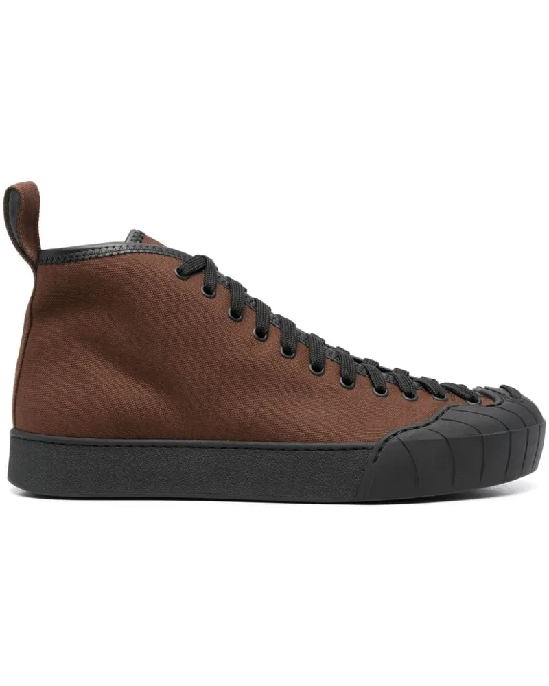 SUNNEI ISI High-Top-Sneakers Braun