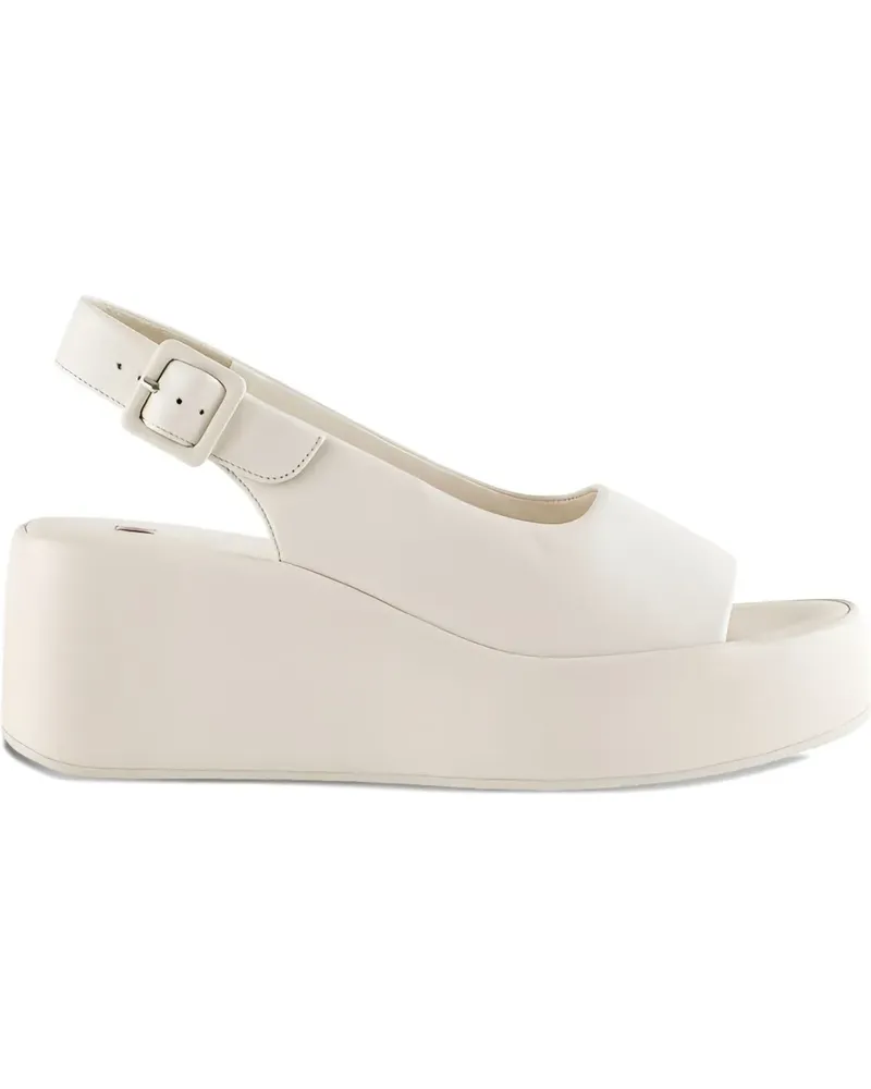 Högl Loulou Wedge-Sandalen mit Plateau 65mm - Weiß Weiß