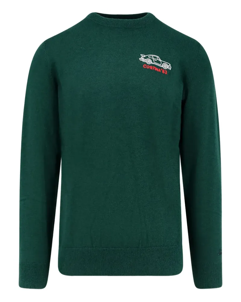 MC2 Saint Barth embroidered-motif sweater - Grün Grün