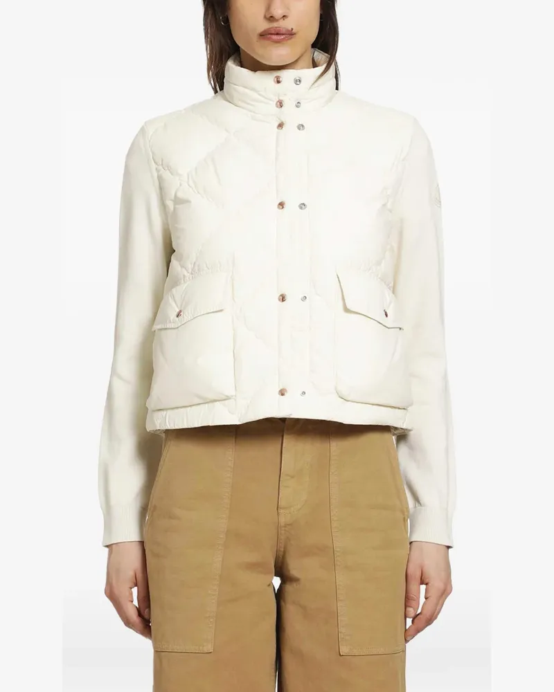 Moncler quilted jacket - Nude Nude