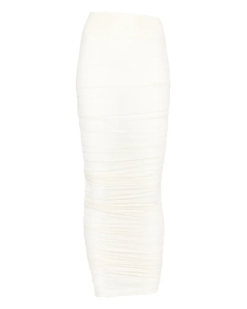 Wolford ruched midi skirt - Weiß Weiß