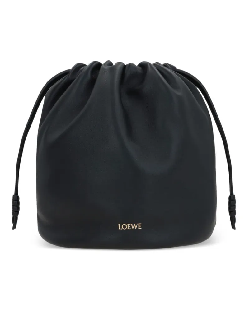 Loewe Kleine Flamenco Beuteltasche - Schwarz Schwarz