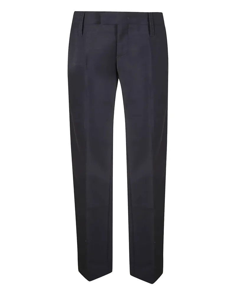 Miu Miu Hose mit Stickerei - Blau Blau