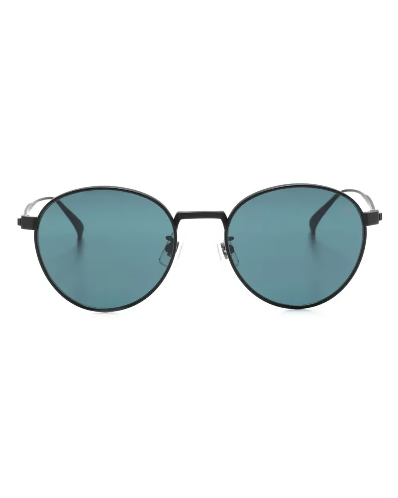 Dunhill Sonnenbrille mit rundem Gestell - Schwarz Schwarz