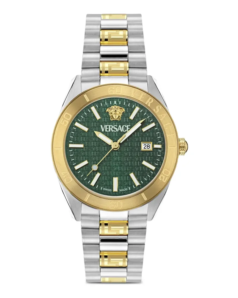 Versace Timeless V-Dome Armbanduhr 42mm - Grün Grün