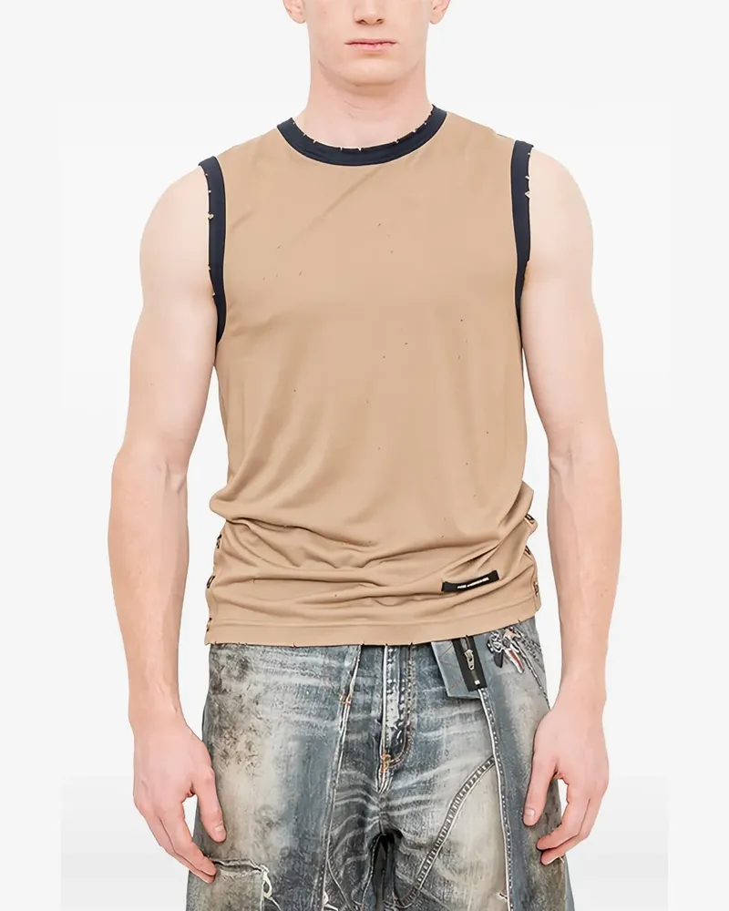 Andersson Bell Ärmelloses Brit T-Shirt - Nude Nude