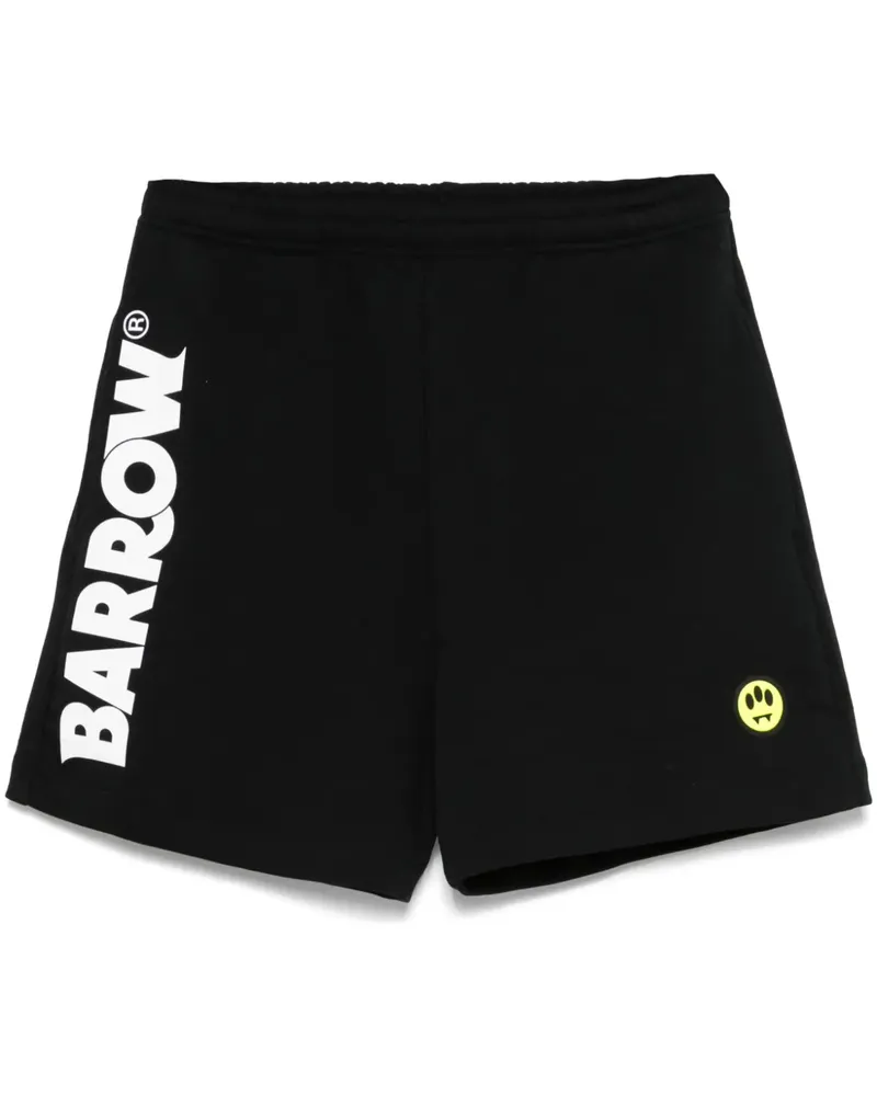 BARROW Shorts mit Logo-Print - Schwarz Schwarz