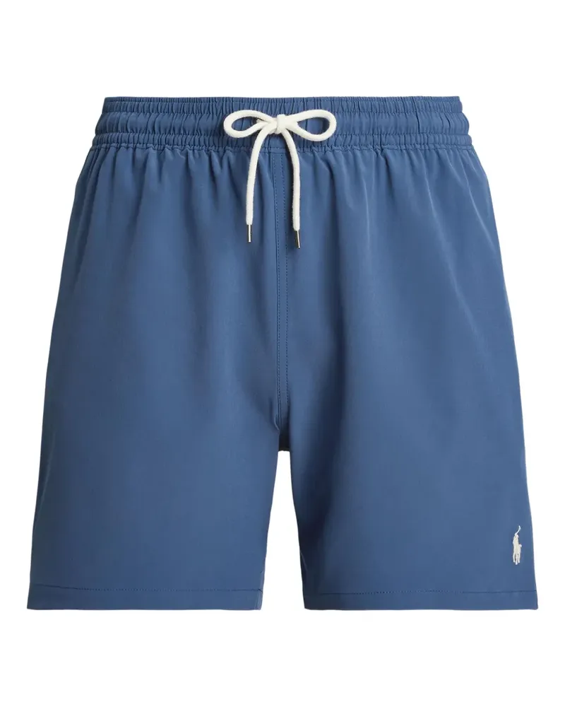 Ralph Lauren Traveller Badeshorts mit elastischem Kordelzug - Blau Blau