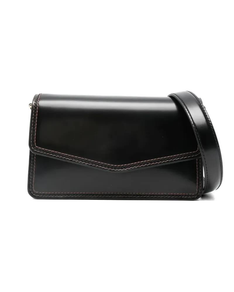 Aspinal of London Eliza leather mini bag - Schwarz Schwarz