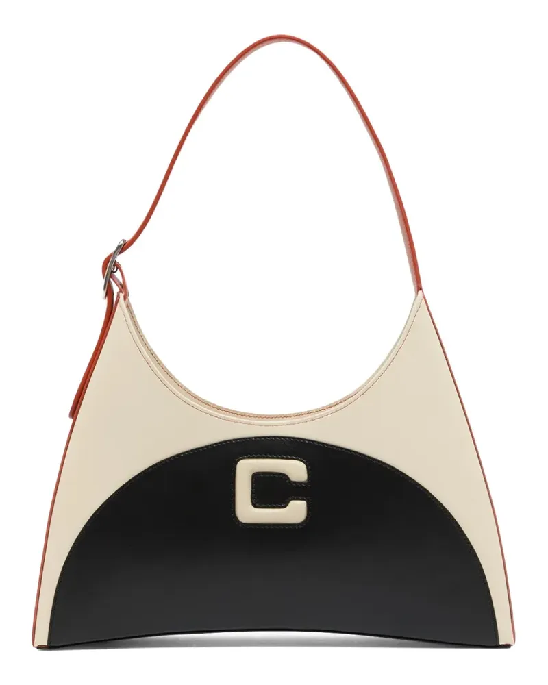 Carel Concorde Schultertasche in Colour-Block-Optik - Nude Nude