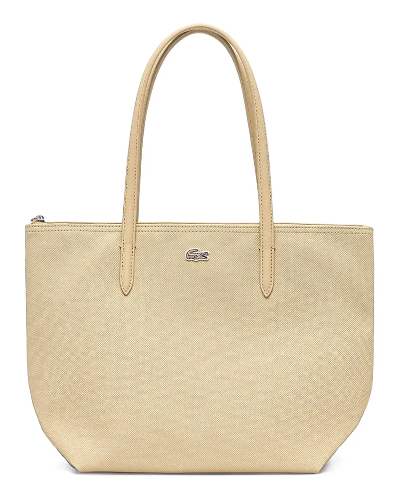 Lacoste small L.12.12 Concept tote bag - Nude Nude