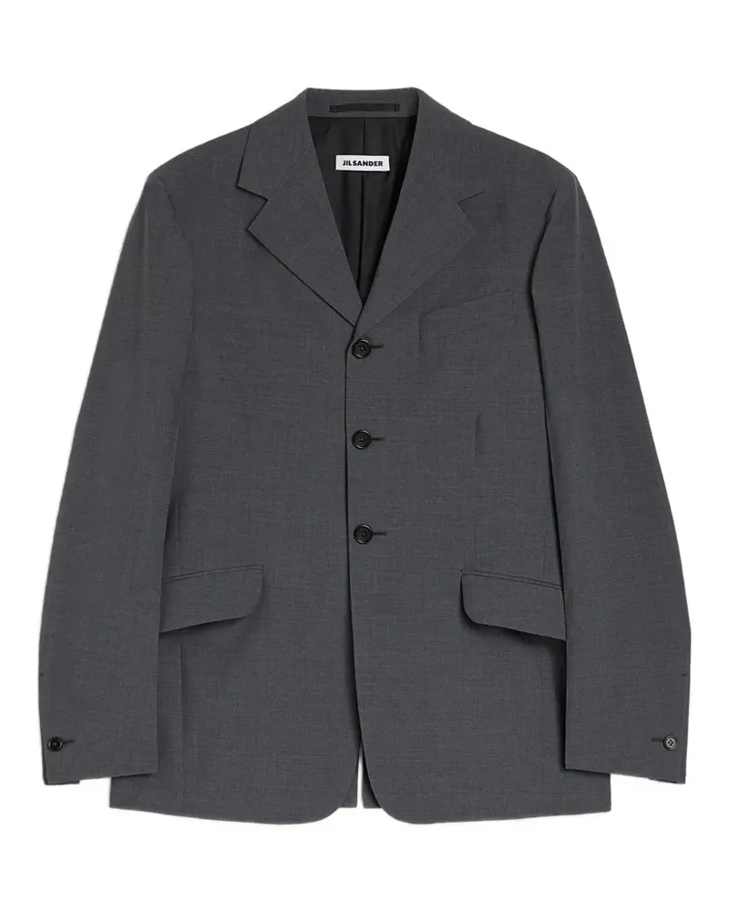 Jil Sander Einreihiges Sakko - Grau Grau