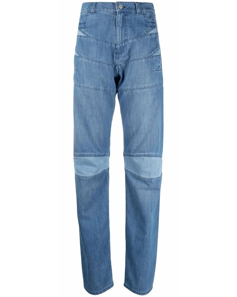 Kenzo Gerade High-Rise-Jeans - Blau Blau