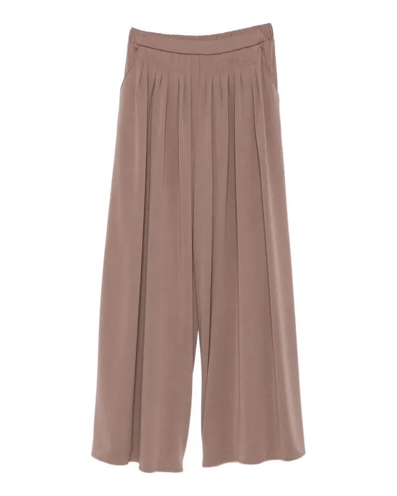 Max Mara elasticated-waistband palazzo pants - Nude Nude