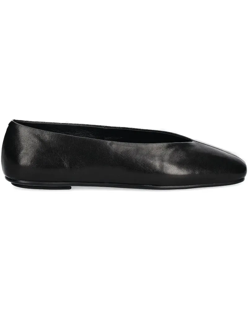 Jeffrey Campbell Ballerinas mit eckiger Kappe - Schwarz Schwarz