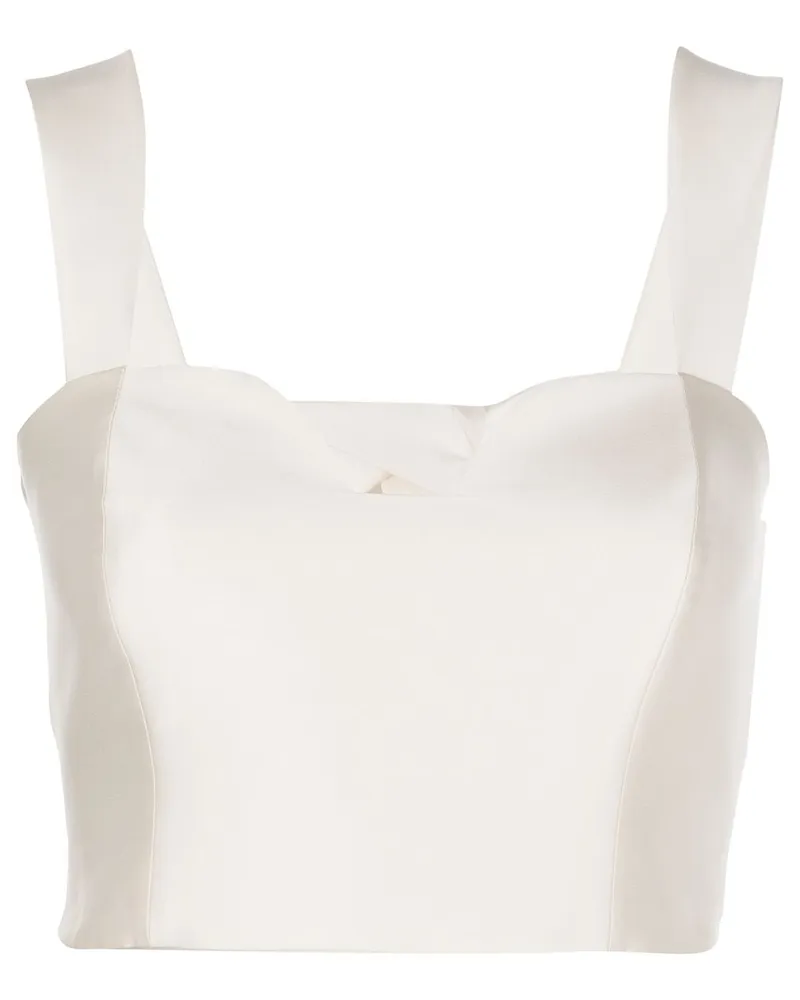 Sachin & Babi Darcy Cropped-Top - Weiß Weiß