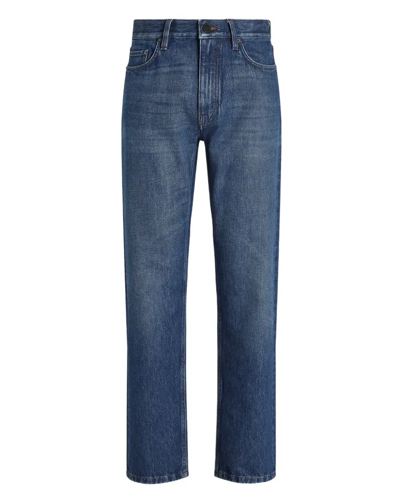 Ermenegildo Zegna Roccia Jeans mit Stone-Wash-Effekt - Blau Blau
