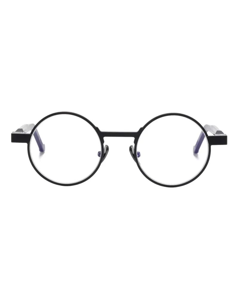 VAVA EYEWEAR WL0082 Brille mit rundem Gestell - Schwarz Schwarz