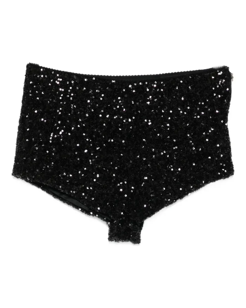 Aniye By Shorts mit Pailletten - Schwarz Schwarz