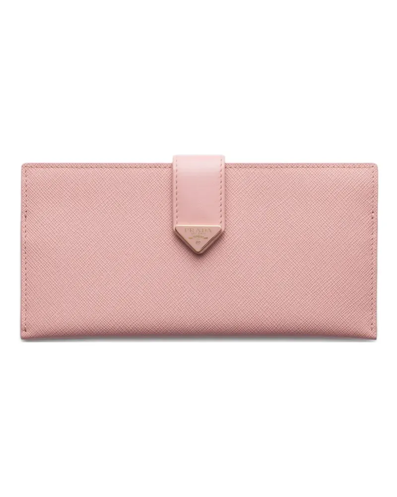 Prada Portemonnaie mit Schnappverschluss - Rosa Rosa