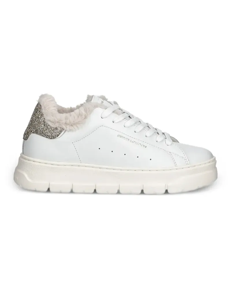 Crime Storm Sneakers im Glitter-Look - Weiß Weiß