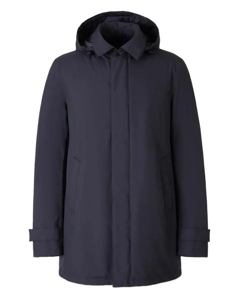 Herno Mantel mit Kapuze - Blau Blau