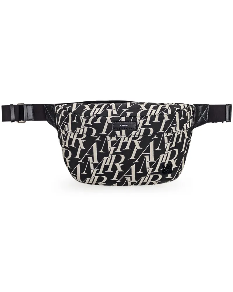 Amiri Repeat Jacquard-Gürteltasche - Schwarz Schwarz