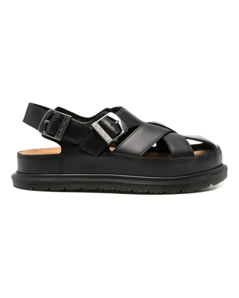 Dr.Martens buckle-fastening caged sandals - Schwarz Schwarz
