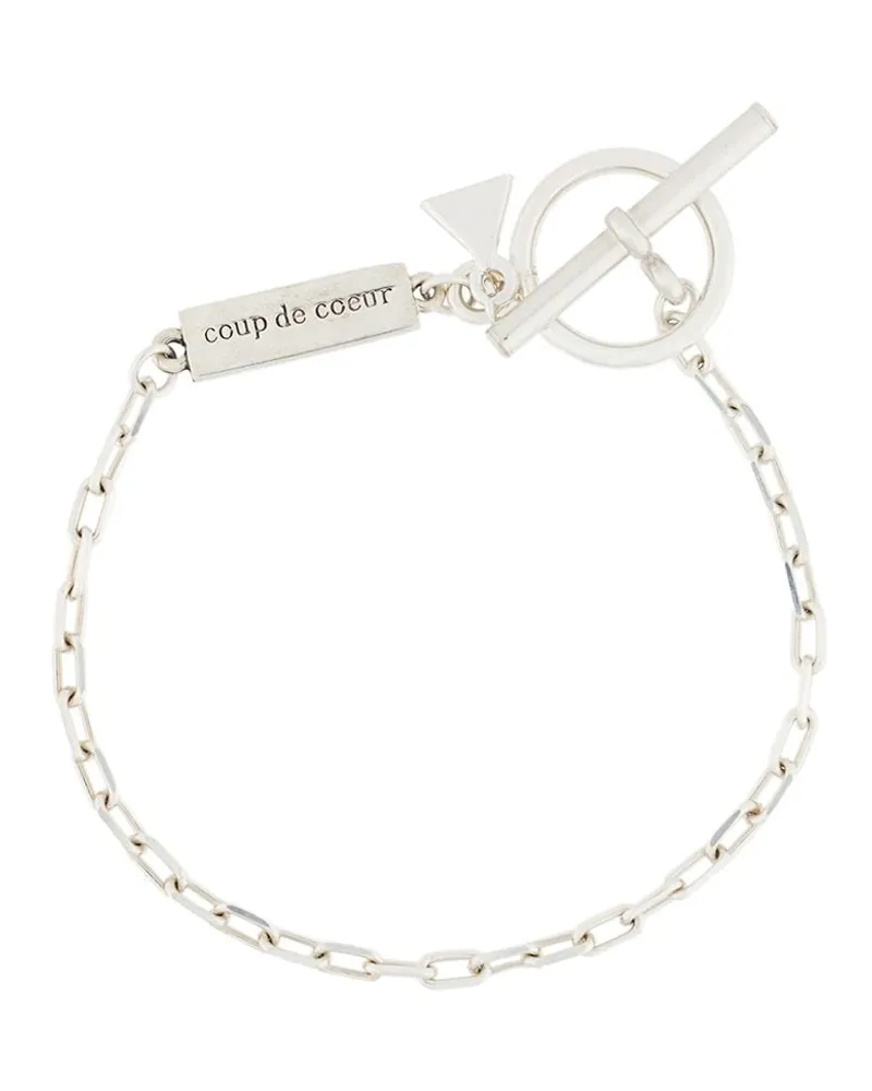 Coup De Coeur Armband mit T-Verschluss Silber