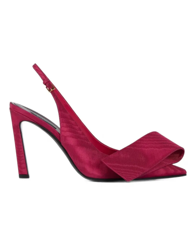 Givenchy Twisted Ribbon Slingback-Pumps - Rosa Rosa