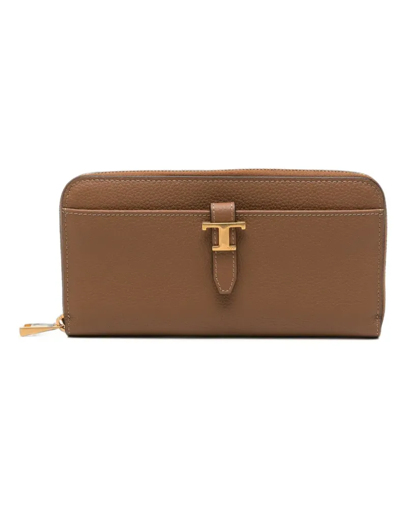 TOD'S T Timeless Portemonnaie - Braun Braun