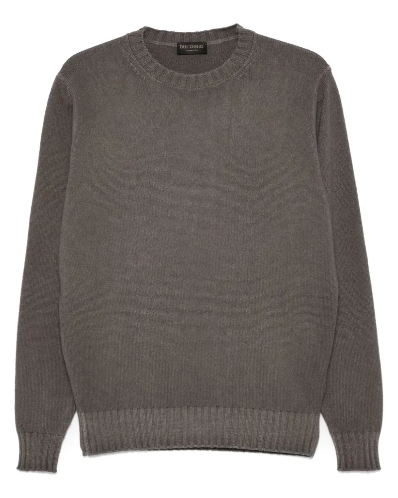 Dell'oglio Pullover mit Rundhalsausschnitt - Grau Grau