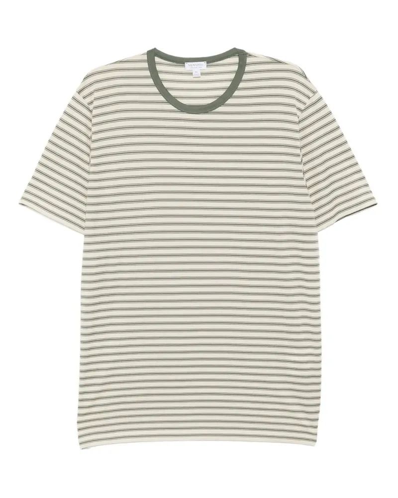 Sunspel Klassisches T-Shirt - Grün Grün