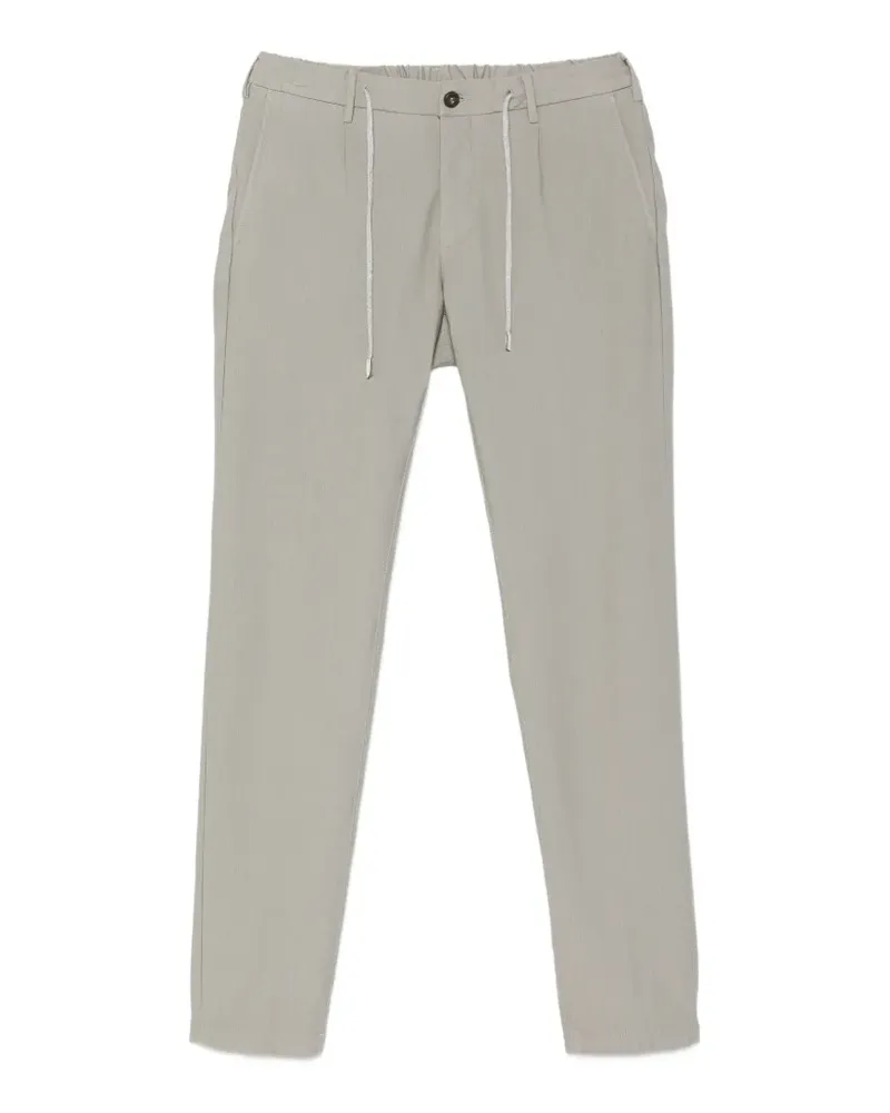 Eleventy Straight-Leg-Hose mit Kordelzug - Grün Grün