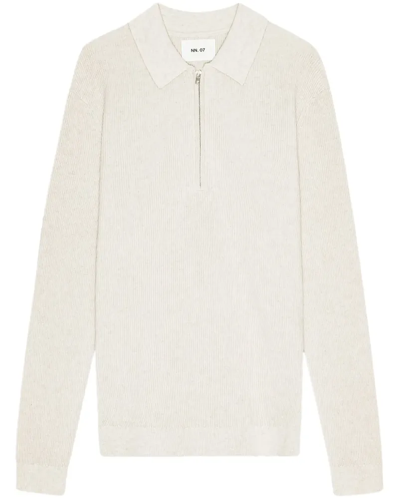 NN 07 Hansia Pullover - Weiß Weiß