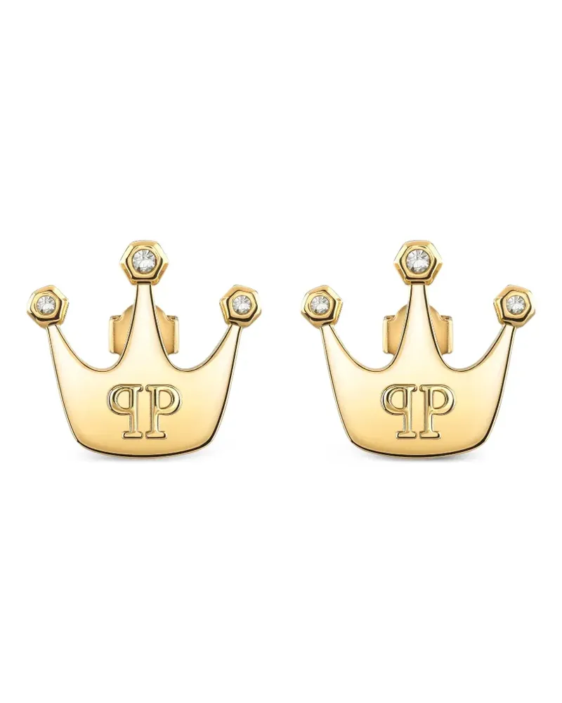 Philipp Plein Crown Plein Valentine Ohrstecker - Gold Gold