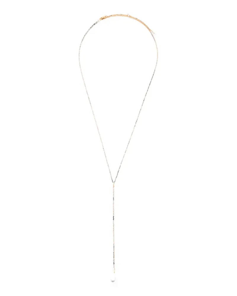 Totême drop-pendant necklace - Gold Gold
