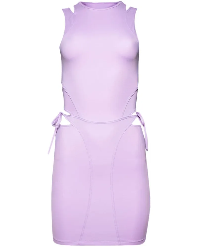 VETEMENTS Kleid im Deconstructed-Look - Violett Violett
