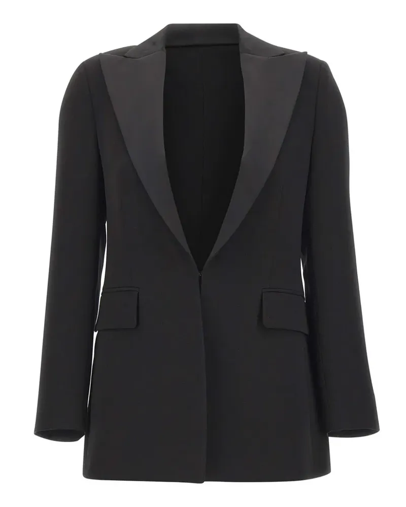 Eleventy Smoking-Blazer aus Seide - Schwarz Schwarz