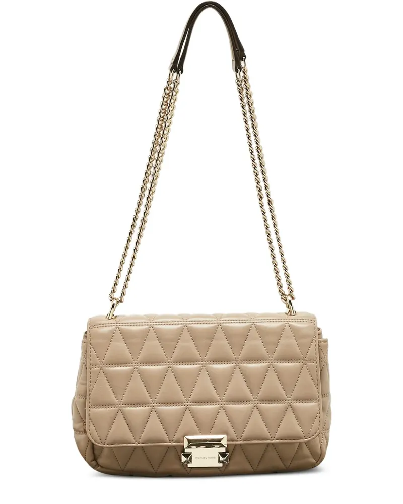 Michael Kors Schultertasche mit Kettenriemen - Nude Nude