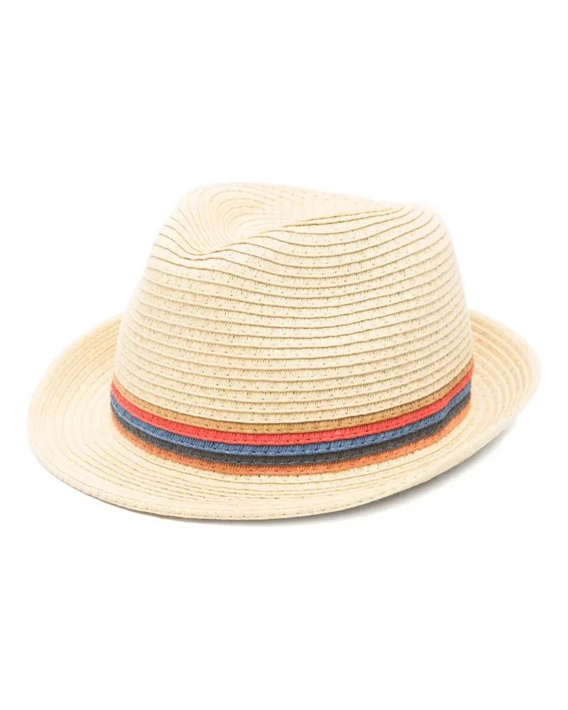 Paul Smith Hut mit Streifendetail - Nude Nude