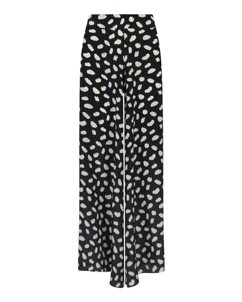Johanna Ortiz Musical animal-print trousers - Schwarz Schwarz